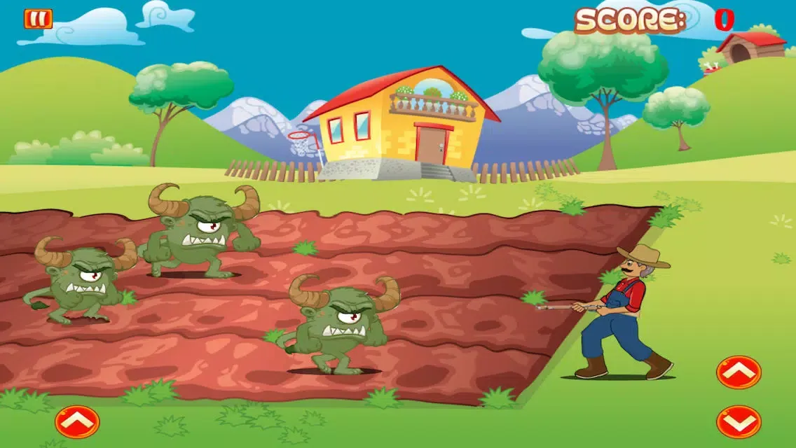 Capturas de pantalla de Farmer vs Attack Monsters - A Free Farm Mayhem Defense Game