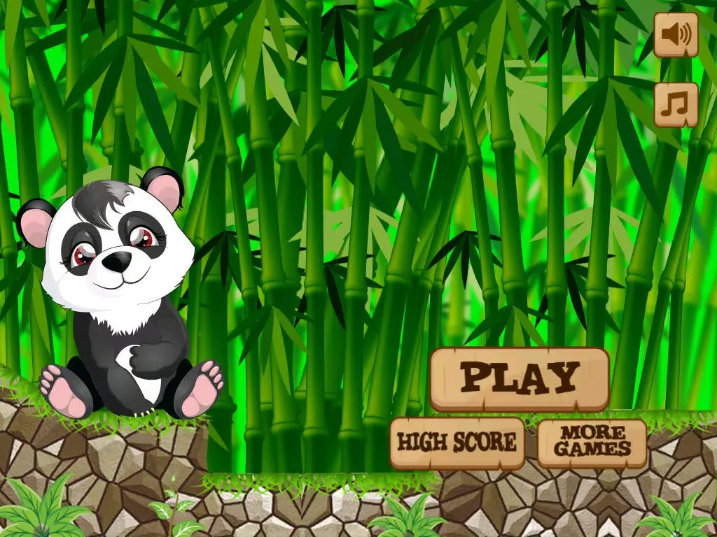 Baby Panda Rope Escape - Fun Bamboo Swing iPad 應用截圖