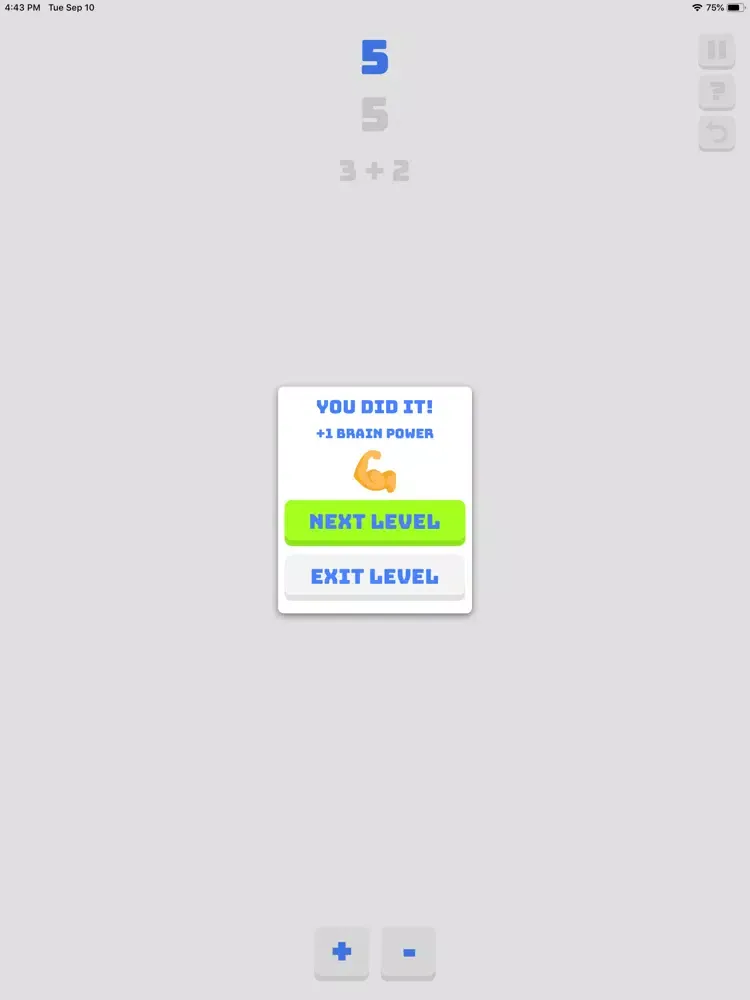 Ảnh chụp màn hình của Bit Bash iPad 