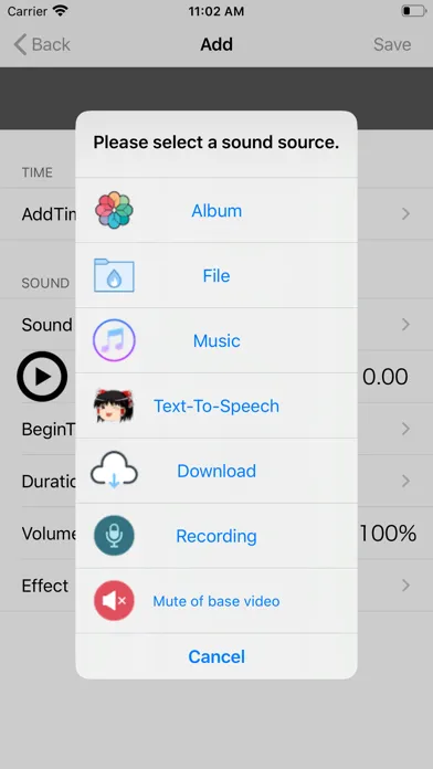 Скриншоты MySound - Sounds on the Video!