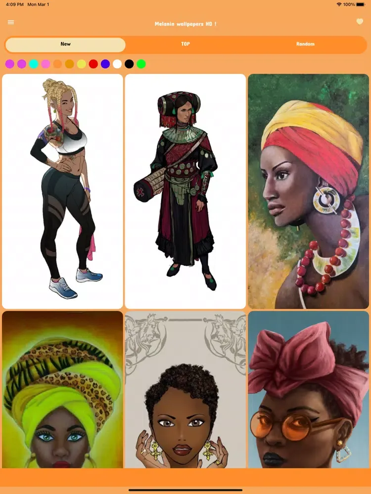Melanin wallpapers HD ! iPad 應用截圖