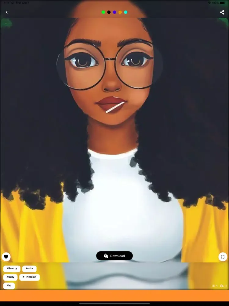 Melanin wallpapers HD ! iPad 應用截圖