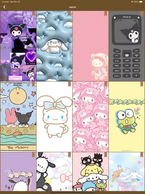 Скриншоты Cute Sanrio kawaii Wallpapers iPad 