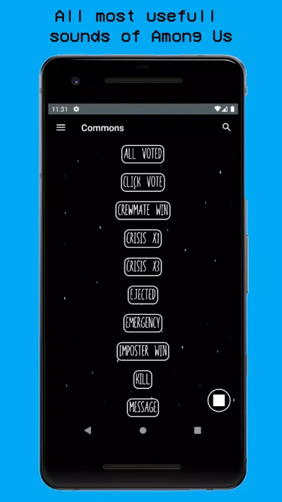Soundboard for AmongUs and SFX স্ক্রিনশট