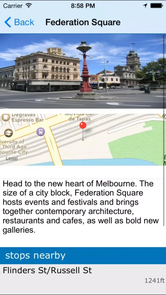 ภาพหน้าจอของ Melbourne Buses