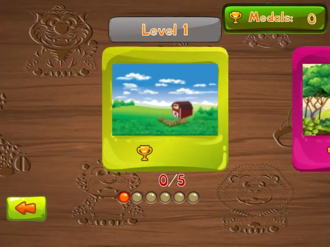 Tangkapan layar Animal Puzzle Learn iPad 