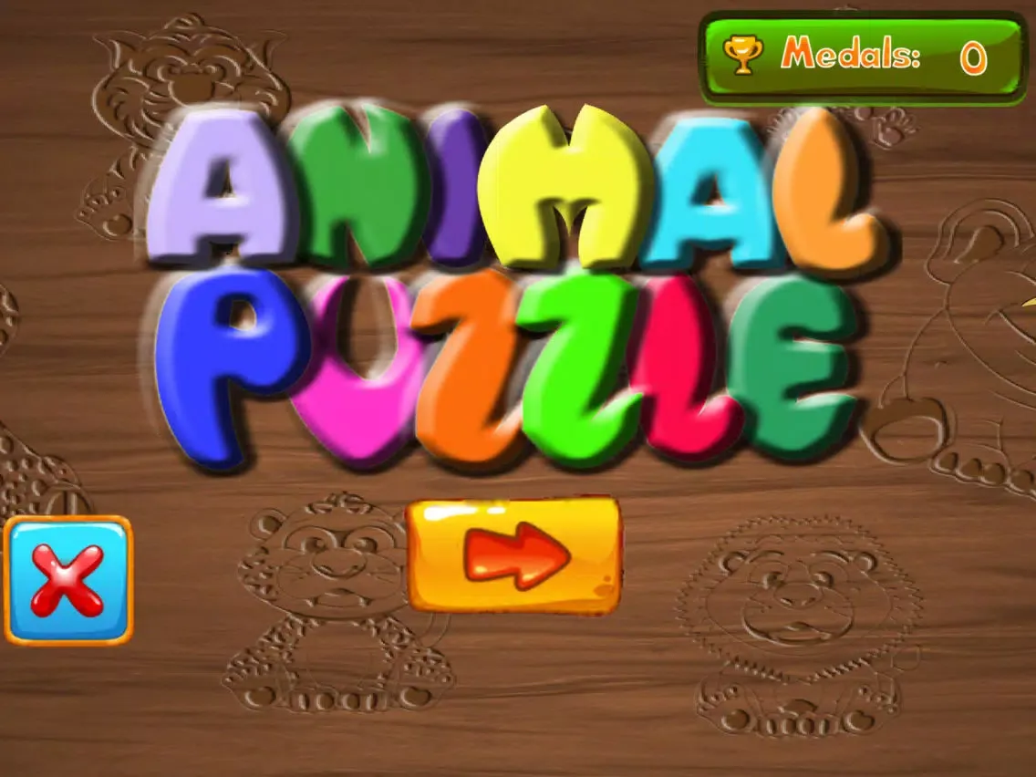 Tangkapan layar Animal Puzzle Learn iPad 