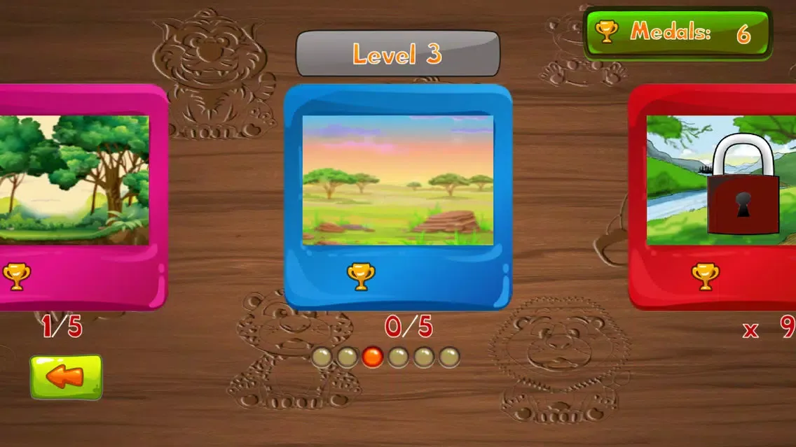 Tangkapan layar Animal Puzzle Learn