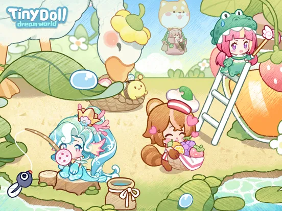 Ảnh chụp màn hình của Tiny Dolls：Dream World iPad 
