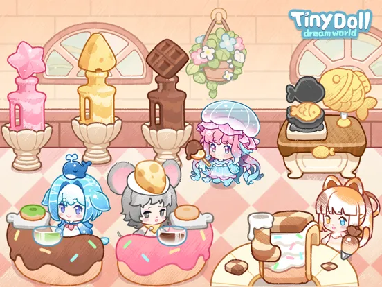 Ảnh chụp màn hình của Tiny Dolls：Dream World iPad 