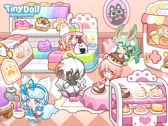 Ảnh chụp màn hình của Tiny Dolls：Dream World iPad 