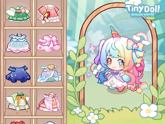 Ảnh chụp màn hình của Tiny Dolls：Dream World iPad 