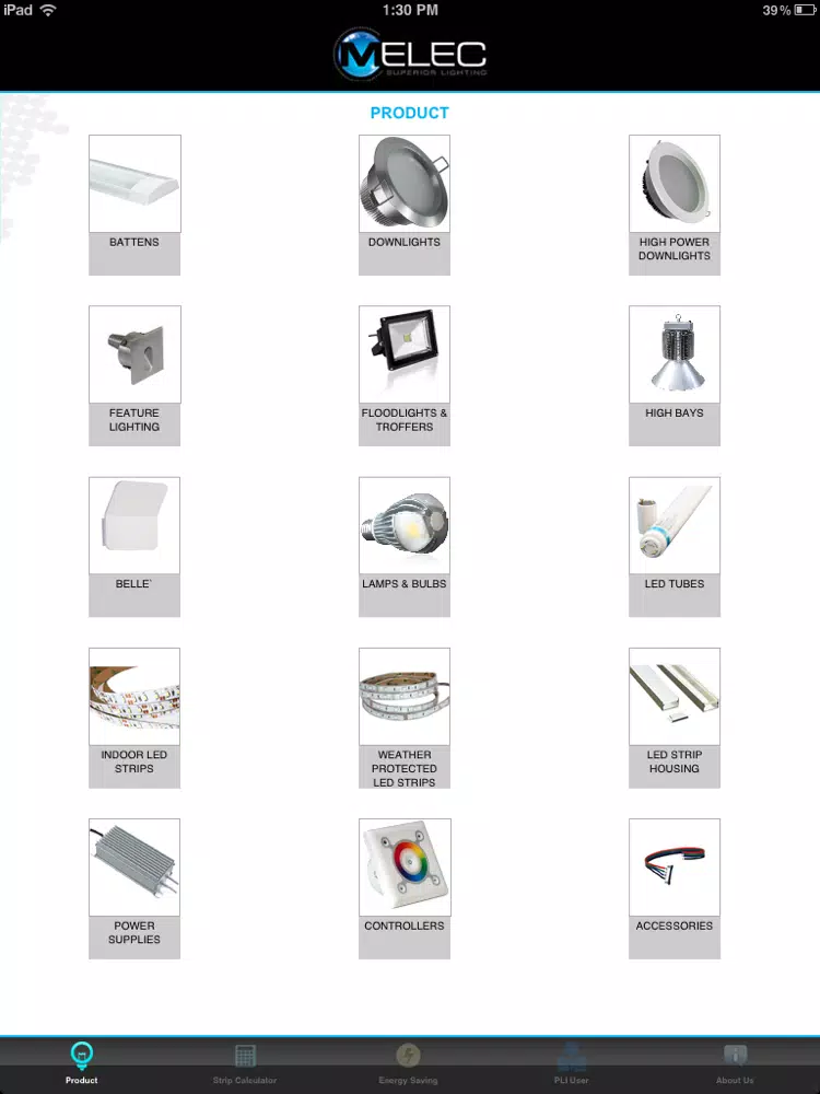 M-Elec Lighting iPad  سکرین شاٹس