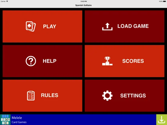 iSpanish Solitaire iPad  سکرین شاٹس
