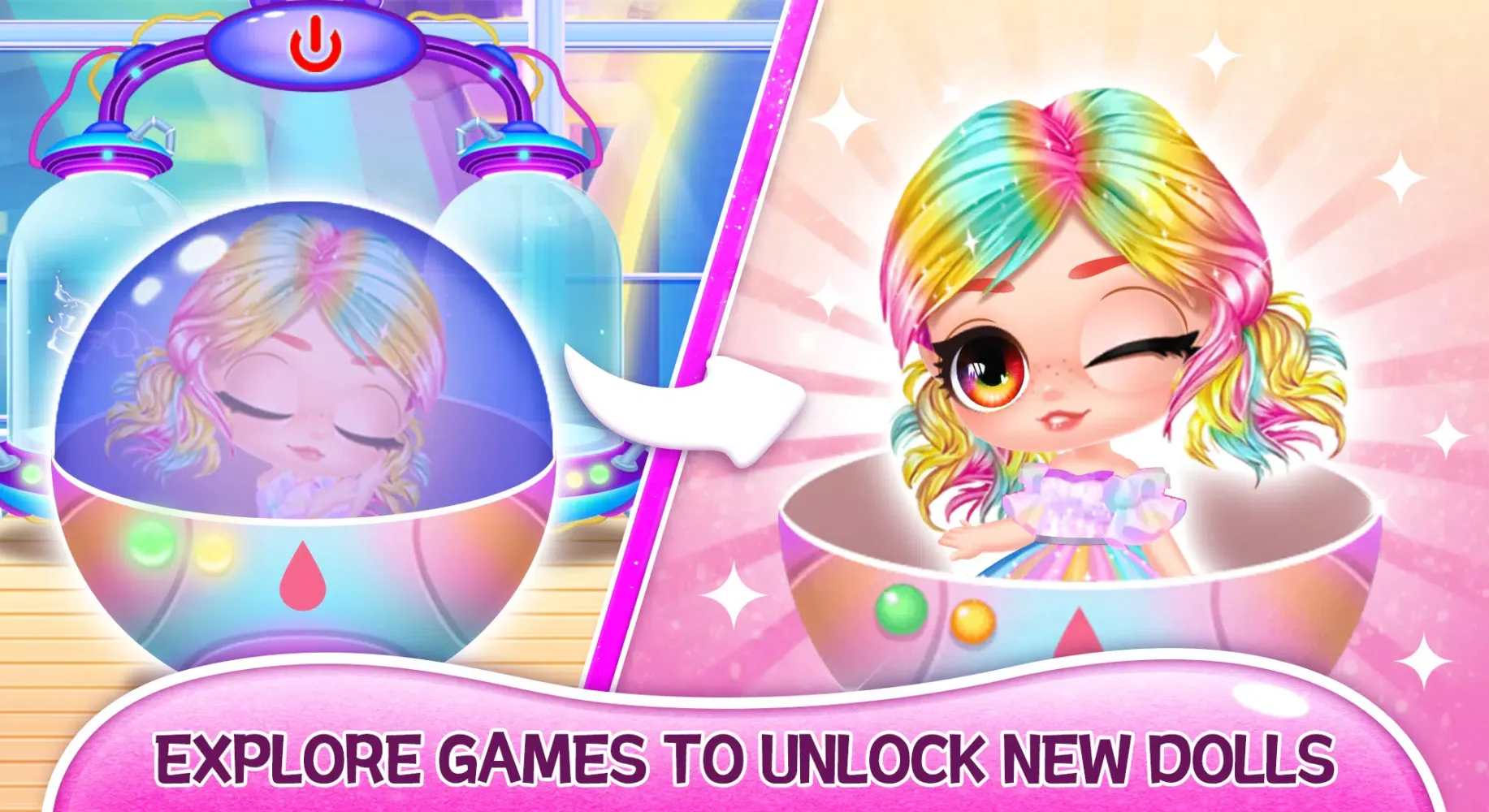 Screenshot di Sweet Dolls：Dress Up Games