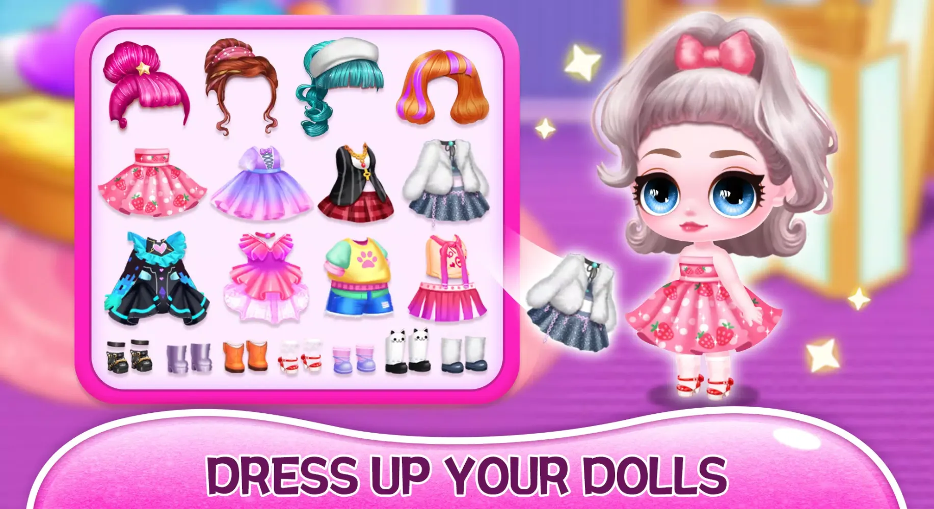 Screenshot di Sweet Dolls：Dress Up Games