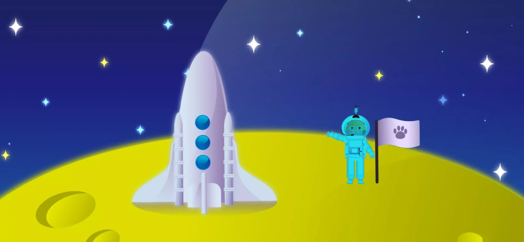 Capturas de tela do Space program. Space travel fo