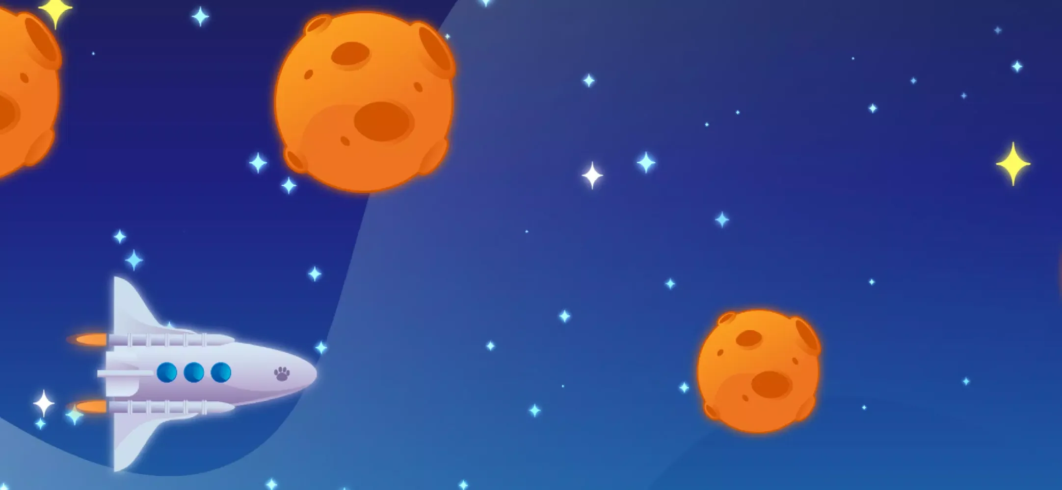 Capturas de tela do Space program. Space travel fo