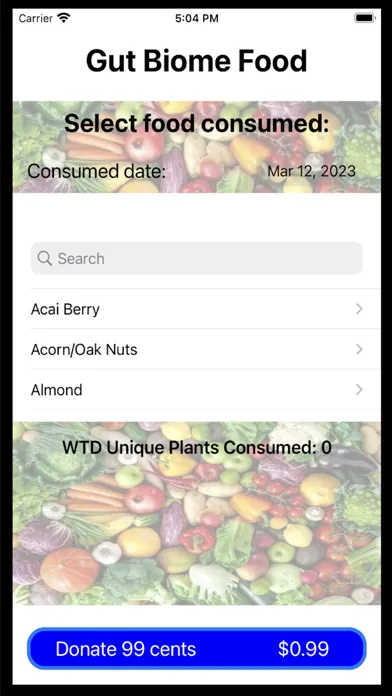 Gut Biome Food Screenshots