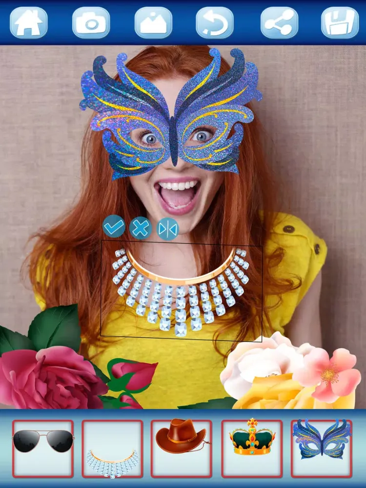 Capturas de tela do Sticker carnival face filters - Pro iPad 