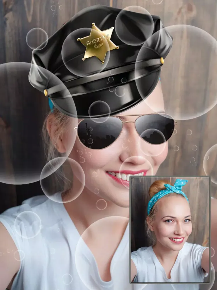 Capturas de tela do Sticker carnival face filters - Pro iPad 