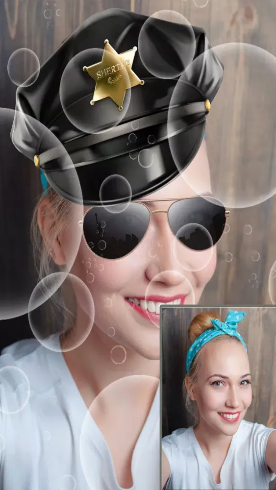 Capturas de tela do Sticker carnival face filters - Pro