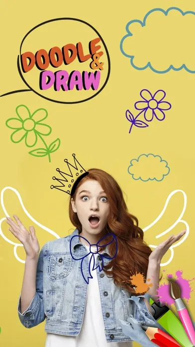 Ảnh chụp màn hình của Doodle on Images – Stickers