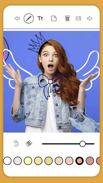 Ảnh chụp màn hình của Doodle on Images – Stickers