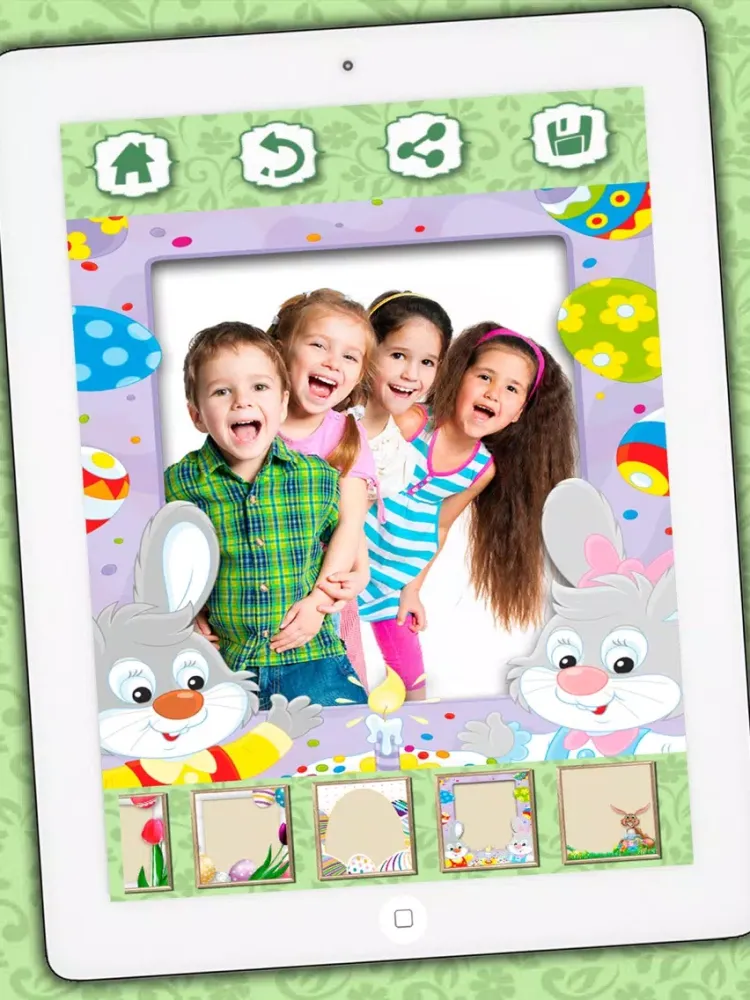 Photo editor of Easter Raster Camera to collage holiday pictures in frames - Premium iPad  سکرین شاٹس