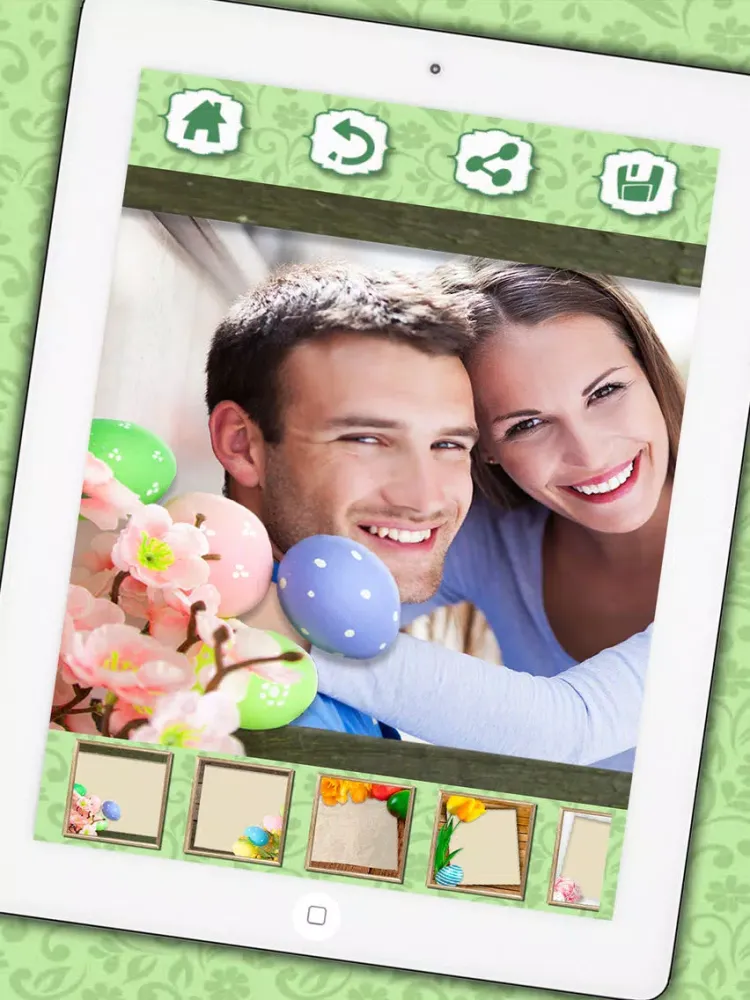 Photo editor of Easter Raster Camera to collage holiday pictures in frames - Premium iPad  سکرین شاٹس