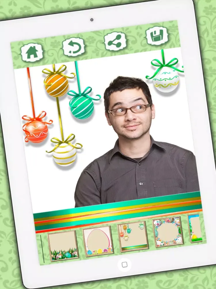 Photo editor of Easter Raster Camera to collage holiday pictures in frames - Premium iPad  سکرین شاٹس