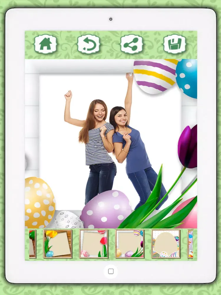 Photo editor of Easter Raster Camera to collage holiday pictures in frames - Premium iPad  سکرین شاٹس
