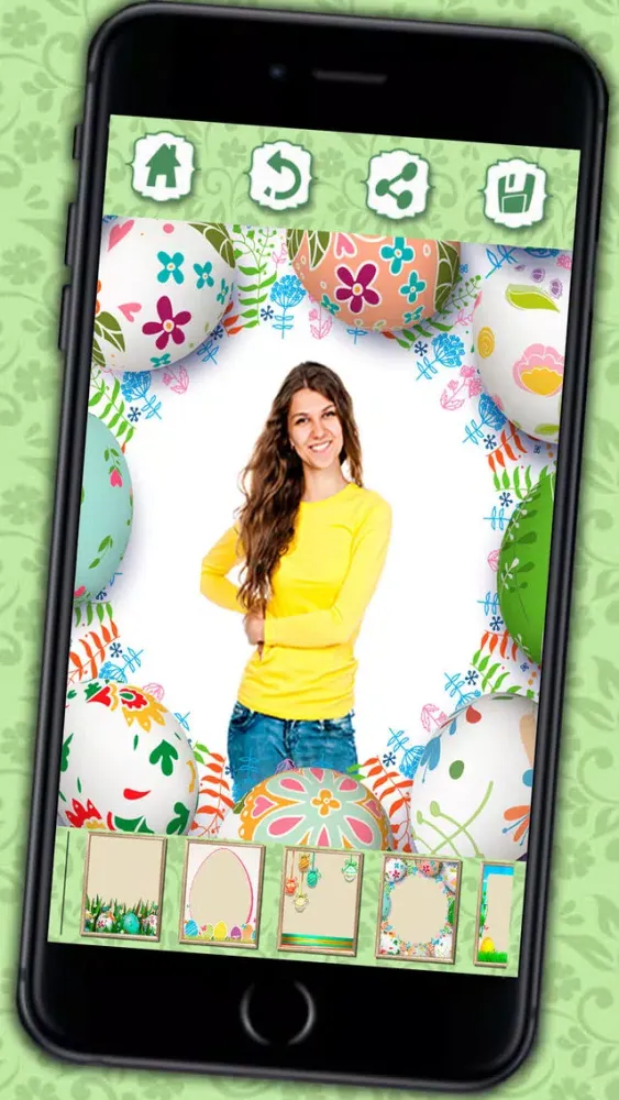 Photo editor of Easter Raster Camera to collage holiday pictures in frames - Premium سکرین شاٹس