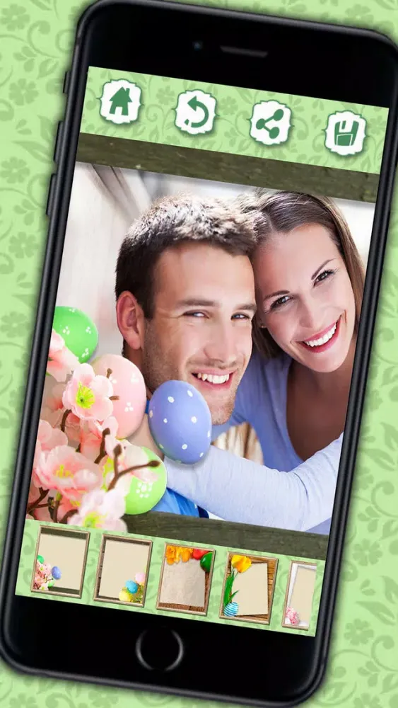 Photo editor of Easter Raster Camera to collage holiday pictures in frames - Premium سکرین شاٹس