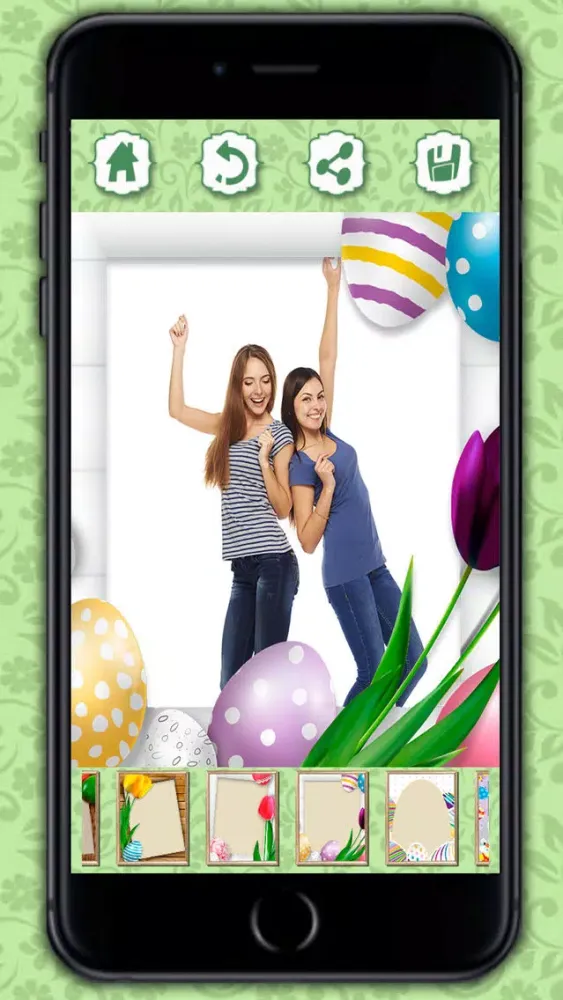 Photo editor of Easter Raster Camera to collage holiday pictures in frames - Premium سکرین شاٹس
