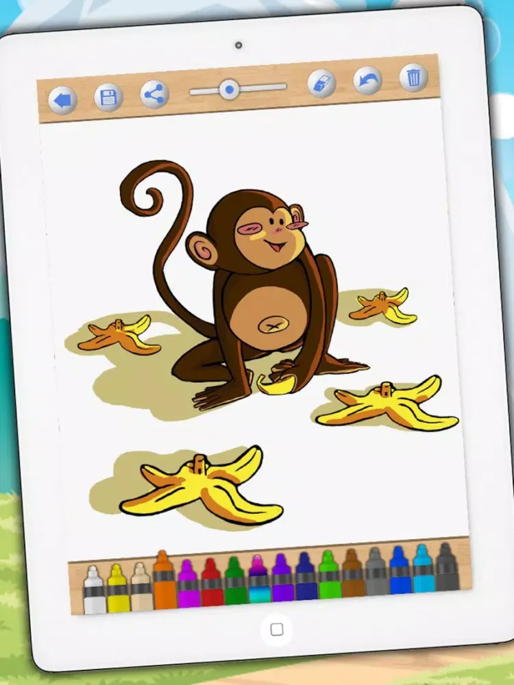 Magical coloring book to paint animals - PRO iPad 应用截图