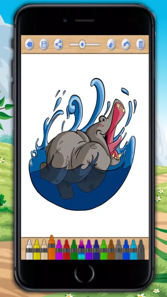 Magical coloring book to paint animals - PRO应用截图