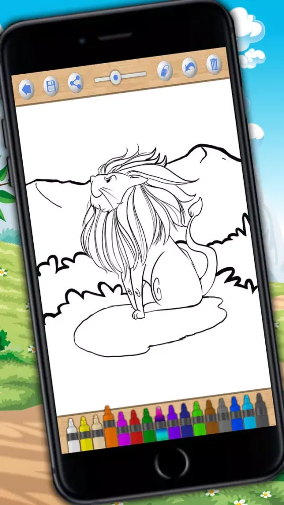 Magical coloring book to paint animals - PRO应用截图