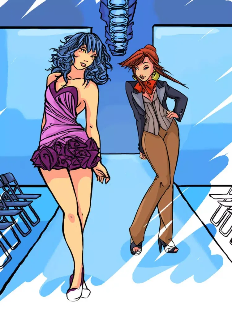 Paint top models magical coloring pages – Pro iPad  स्क्रीनशॉट