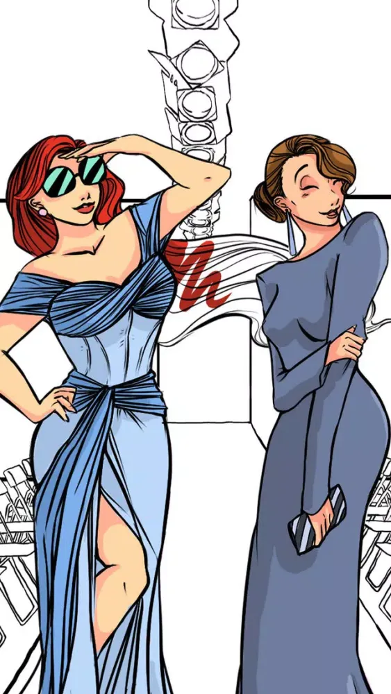 Paint top models magical coloring pages – Pro स्क्रीनशॉट