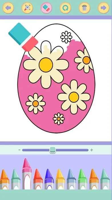 Capturas de tela do Easter Bunny Coloring Pages
