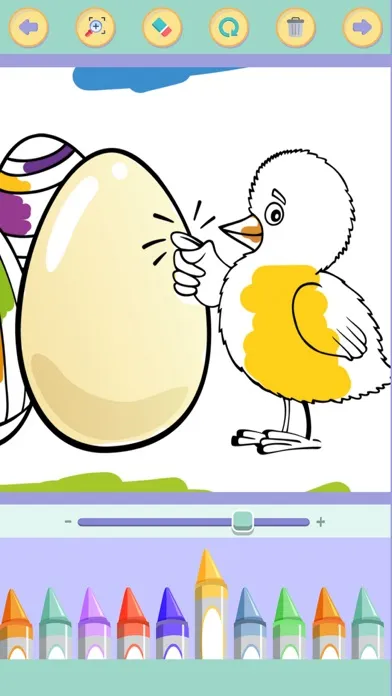 Capturas de tela do Easter Bunny Coloring Pages