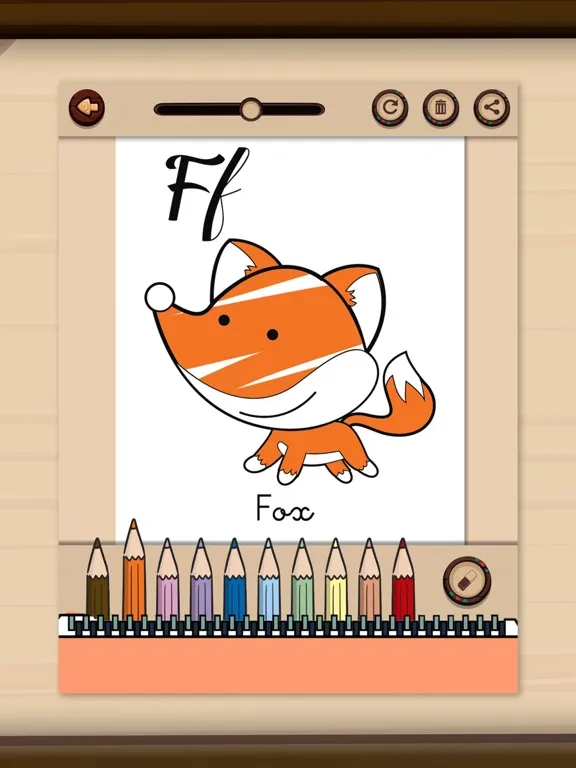 Zoo Animals Coloring Pages iPad 應用截圖