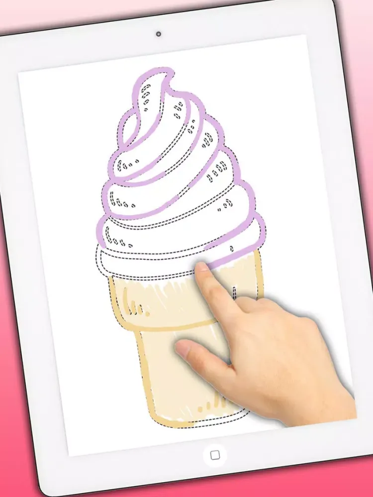 تصاویر Educational Coloring book - Connect the dots then paint the drawings with magic marker Premium iPad 