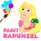 Paint Princess Rapunzel