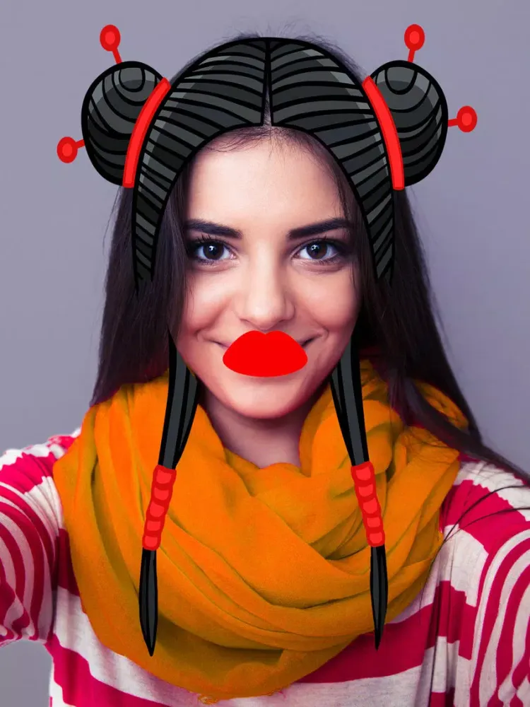 Snap filters China - Chinese face photo editor iPad  Screenshots