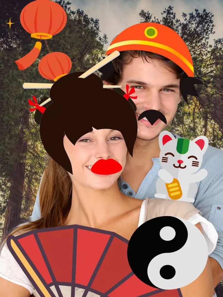 Snap filters China - Chinese face photo editor iPad  Screenshots