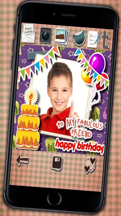 Create happy birthday greetings应用截图