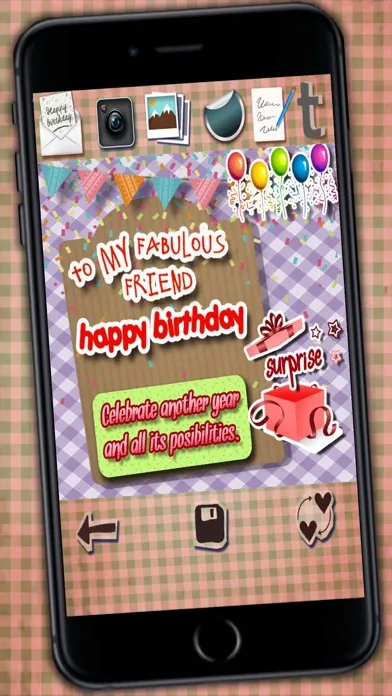 Create happy birthday greetings应用截图