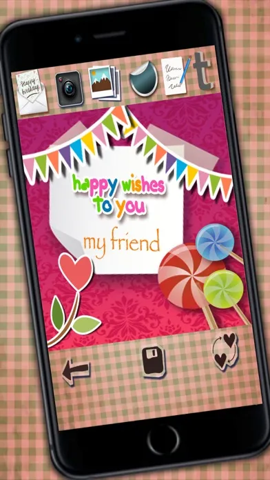 Create happy birthday greetings应用截图